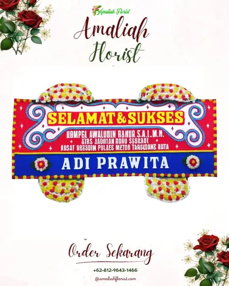 Papan Bunga Ucapan Selamat Pangkal Balam