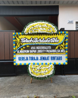 Papan Bunga Duka di Pangkal Balam